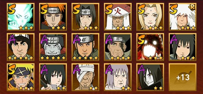 火影忍者V10 8S忍 22A忍 108忍 1408S碎片 20通灵 900W战力 前50名 暗部