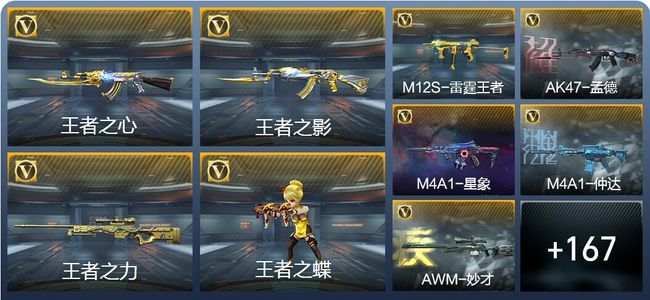 穿越火线：枪战王者14王者武器 176英雄武器 6英雄角色 308万化 专家S