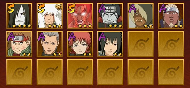 火影忍者V3 3S忍 7A忍 55忍 614S碎片 17通灵 200W战力 上忍