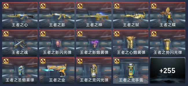 穿越火线：枪战王者23王者 258英雄武器 11英雄角色 350万化 新锐