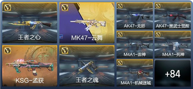 穿越火线：枪战王者2王者武器 93英雄武器 4英雄角色 243万化 专家S