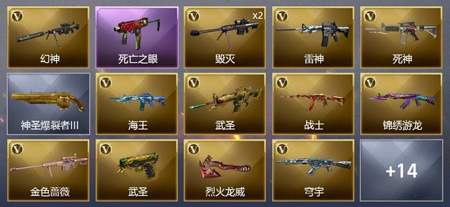 穿越火线（CF）13V武器 16皮肤 可排位 新锐