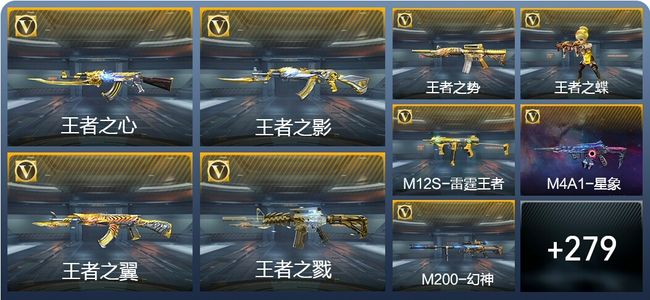 穿越火线：枪战王者V8 31王者武器 288英雄武器 8英雄角色 460万化 枪王SS