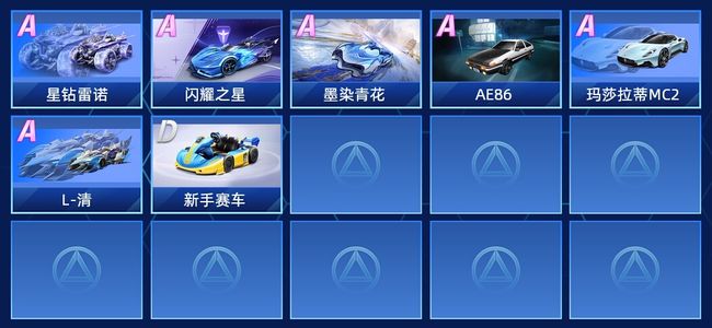 QQ飞车手游6永久A车 7永久赛车 8宠物 女号 铂金