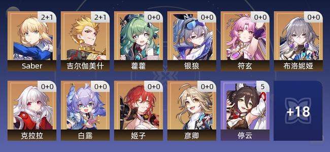 崩坏：星穹铁道16黄 14角色黄 2光锥黄 10五星角色 2五星光锥 60级 女主