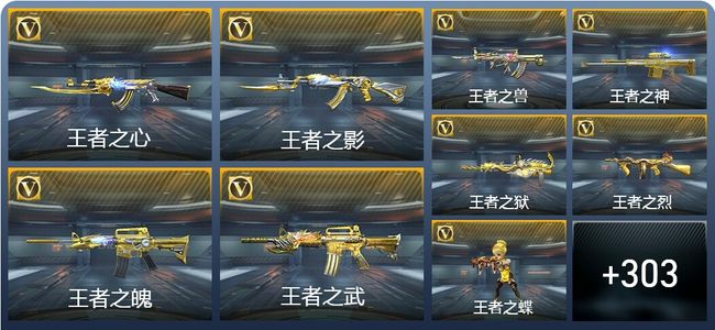 穿越火线：枪战王者V8 40王者武器 312英雄武器 11英雄角色 727万化 枪圣S