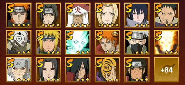 火影忍者V14 42S忍 60A忍 288忍 5045S碎片 23通灵 1000W战力 前500名 上忍