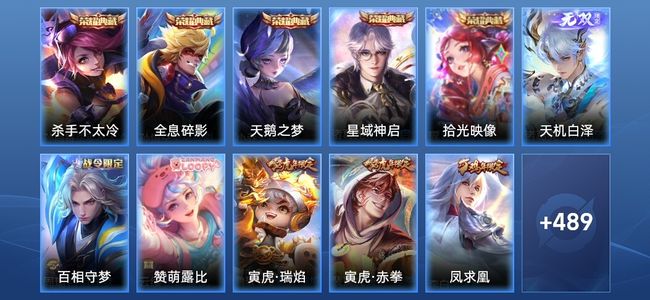 王者荣耀【苹果版】V10 5典藏 1无双 54传说 165史诗 501皮肤 无双王者
