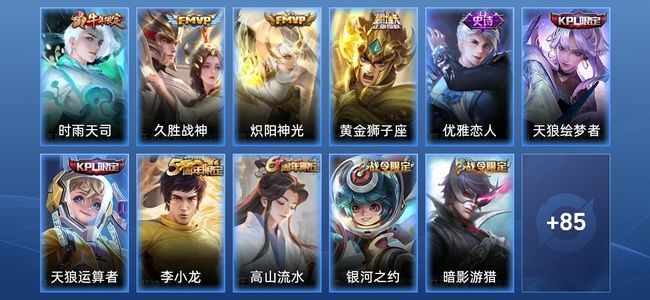 王者荣耀V6 4传说 26史诗 96皮肤 111英雄 尊贵铂金III