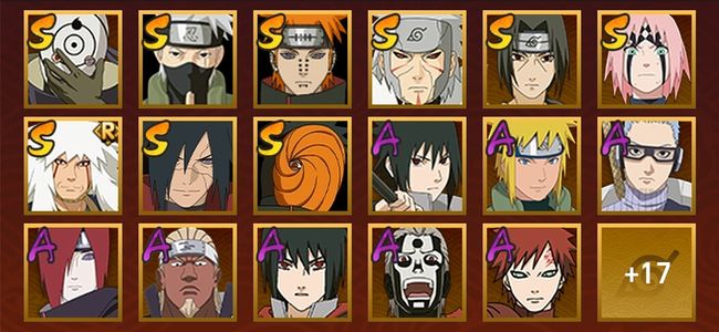 火影忍者V8 10S忍 25A忍 35忍 100S碎片 15通灵 500W战力 见习