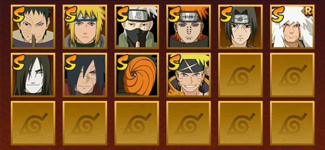 火影忍者V10 11S忍 38A忍 49忍 100S碎片 16通灵 600W战力 见习