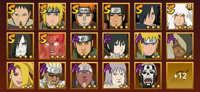 火影忍者V10 8S忍 21A忍 116忍 1150S碎片 14通灵 400W战力 见习