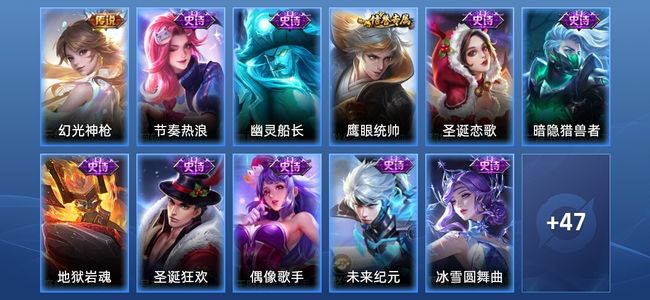 王者荣耀1传说 12史诗 58皮肤 至尊星耀V