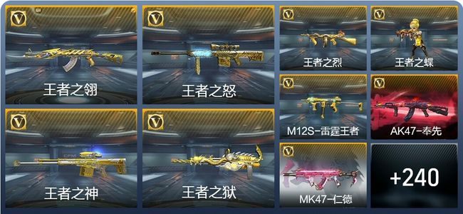 穿越火线：枪战王者V8 14王者武器 280英雄武器 5英雄角色 616万化 枪皇SS