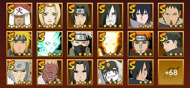 火影忍者V13 30S忍 57A忍 251忍 4547S碎片 29通灵 1000W战力 前50名 上忍