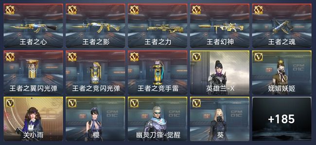 穿越火线：枪战王者V7 8王者 213英雄武器 8英雄角色 367万化 专家