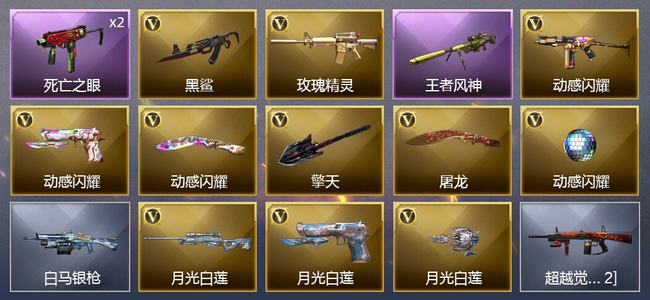 穿越火线（CF）1王者武器 11V武器 1皮肤 可排位 新锐