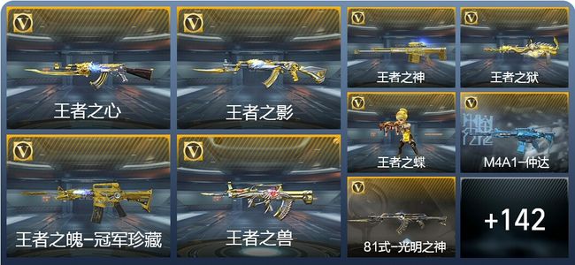 穿越火线：枪战王者V6 14王者武器 173英雄武器 3英雄角色 286万化 枪皇SSS