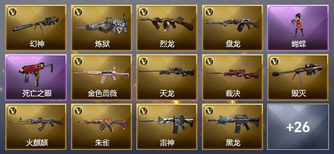 穿越火线（CF）2王者武器 53V武器 10V角色 10皮肤 可排位