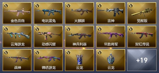 穿越火线（CF）1王者武器 35V武器 28V角色 10皮肤 可排位