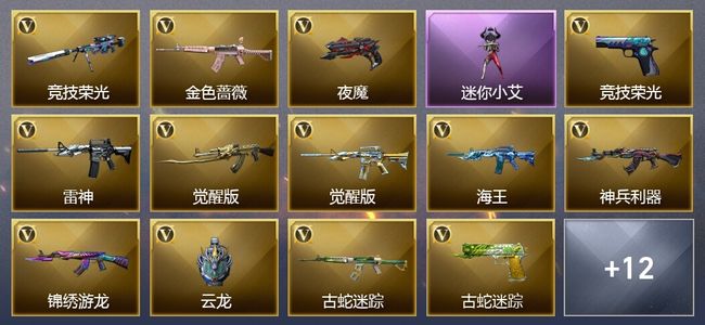 穿越火线（CF）3王者武器 30V武器 26V角色 2皮肤 可排位