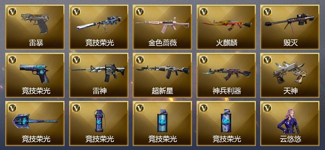 穿越火线（CF）32V武器 4V角色 6皮肤 可排位