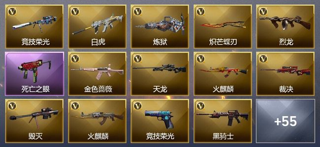 穿越火线（CF）7王者武器 5炫金武器 79V武器 20V角色 23皮肤 可排位
