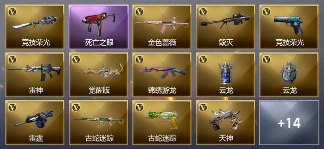 穿越火线（CF）1王者武器 31V武器 30V角色 6皮肤 可排位