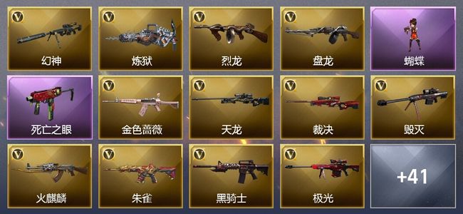 穿越火线（CF）3王者武器 5炫金武器 88V武器 8V角色 13皮肤 可排位