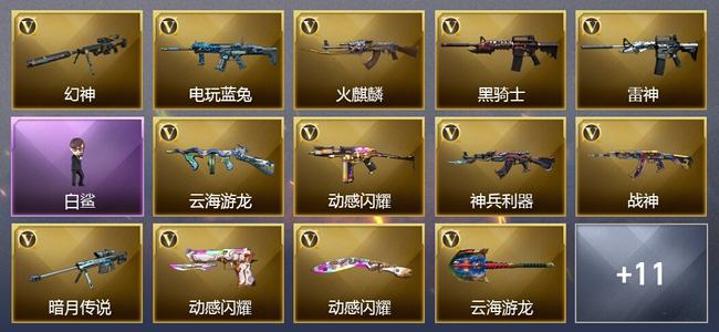穿越火线（CF）24V武器 14V角色 10皮肤 可排位