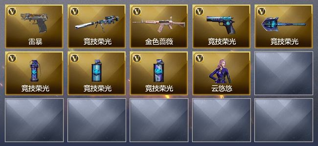 穿越火线（CF）0传说角色 0传说武器 0王者武器 0炫金武器 38V武器 5V角色 3皮肤 可排位 无