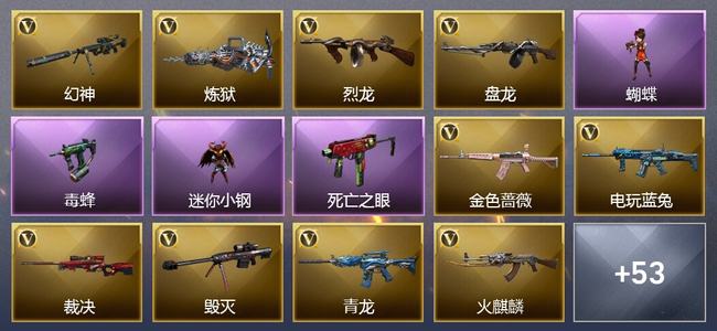 穿越火线（CF）0传说角色 0传说武器 0王者武器 3炫金武器 69V武器 36V角色 11皮肤 可排位 无