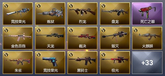 穿越火线（CF）0传说角色 0传说武器 4王者武器 5炫金武器 43V武器 21V角色 11皮肤 可排位 专家