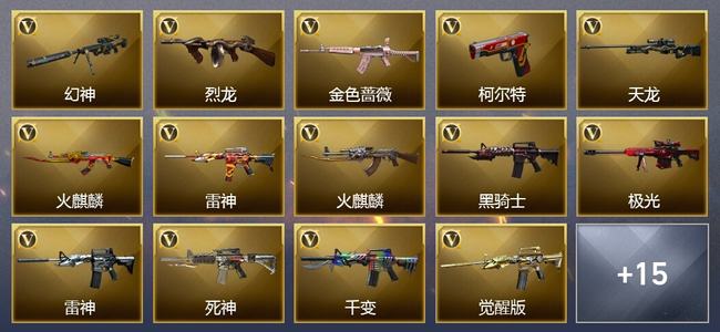 穿越火线（CF）0传说角色 0传说武器 3王者武器 0炫金武器 31V武器 7V角色 8皮肤 可排位 宗师