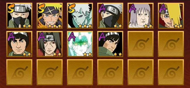 火影忍者V6 2S忍 8A忍 41忍 254S碎片 8通灵 100W战力 中忍