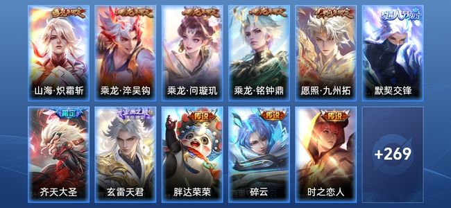 王者荣耀V6 16传说 92史诗 283皮肤 123英雄 最强王者