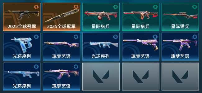 无畏契约2橙皮 12皮肤 5670皮肤总价值 65已用源晶