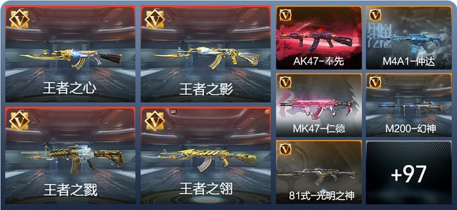 穿越火线：枪战王者18王者 106英雄武器 3英雄角色 186万化 专家S