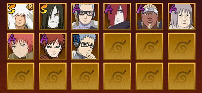 火影忍者V1 6S忍 15A忍 21忍 100W内战力 中忍