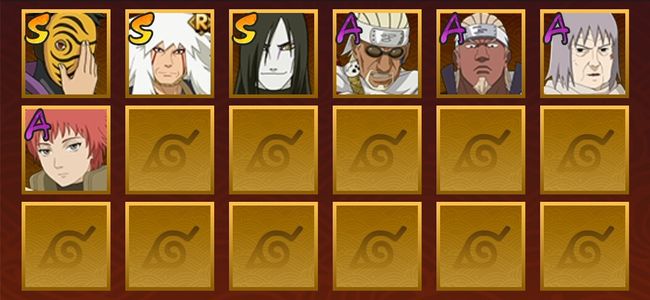 火影忍者V6 9S忍 14A忍 23忍 500W战力 中忍