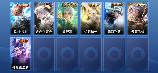 王者荣耀1典藏 207皮肤 永恒钻石I