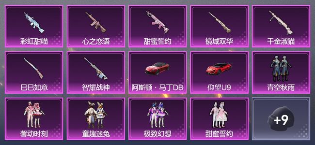 和平精英【苹果版】2载具 11粉装 226枪皮 762套装 10印记 青铜