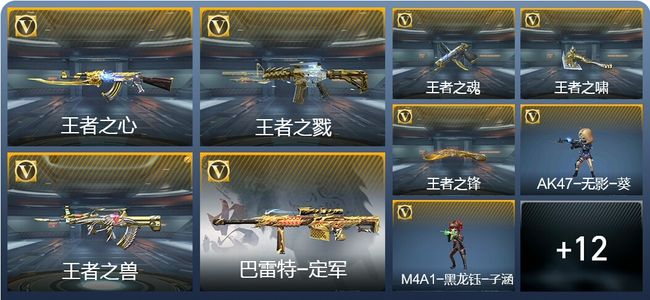 穿越火线：枪战王者14王者武器 198英雄武器 198英雄角色 282万化 新锐