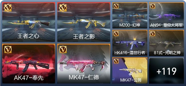 穿越火线：枪战王者V7 15王者 5英雄角色 专家