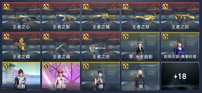 穿越火线：枪战王者V8 19王者 11英雄角色 267万化 大师S