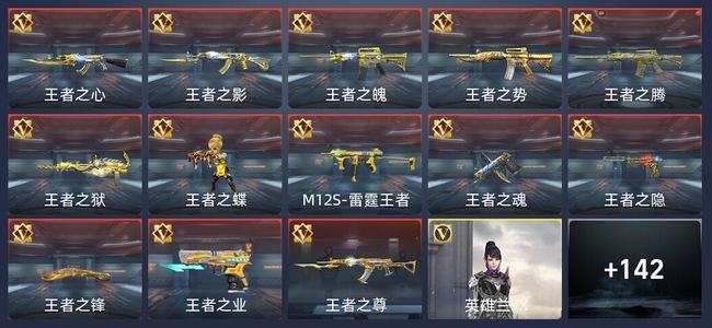 穿越火线：枪战王者V8 25王者 14英雄角色 专家