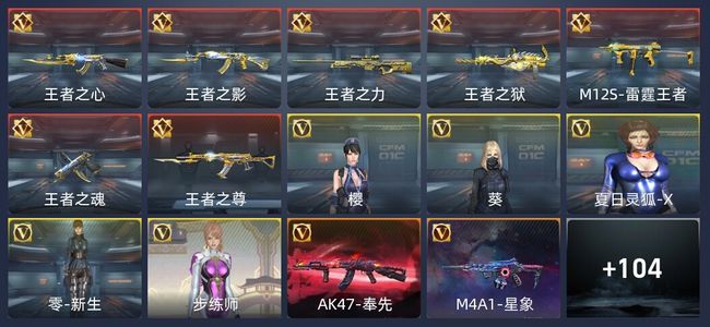 穿越火线：枪战王者V7 5英雄角色 2万化 专家