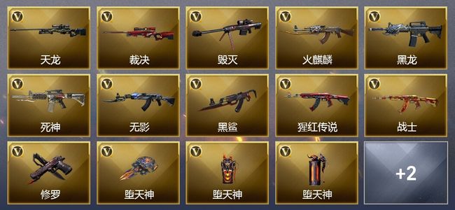 穿越火线（CF）2王者武器 19V武器 25V角色 可排位 专家