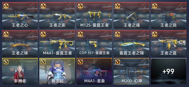 穿越火线：枪战王者V7 2英雄角色 2万化 专家