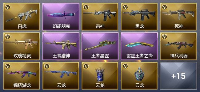 穿越火线（CF）3王者武器 21V武器 2V角色 3皮肤 可排位 宗师